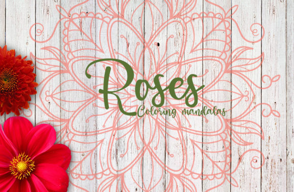 Download Roses Coloring Mandalas - Mandalas Collection
