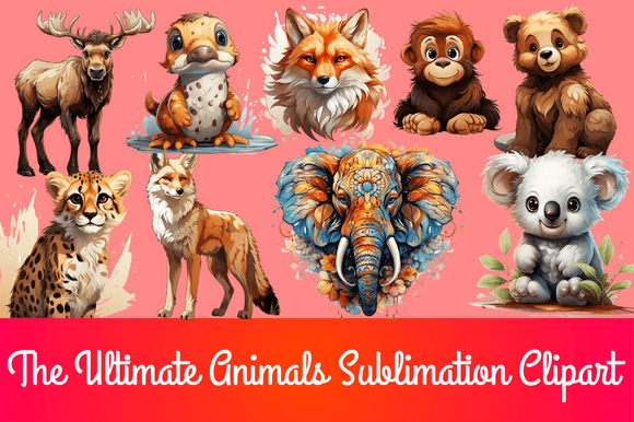 Download The Ultimate Animals Sublimation Clipart - Ultimate Collection