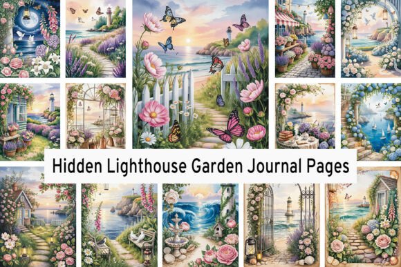 Download Hidden Lighthouse Garden Journal Pages - House Collection