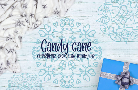 Download Candy Cane, Coloring Mandalas - Mandalas Collection
