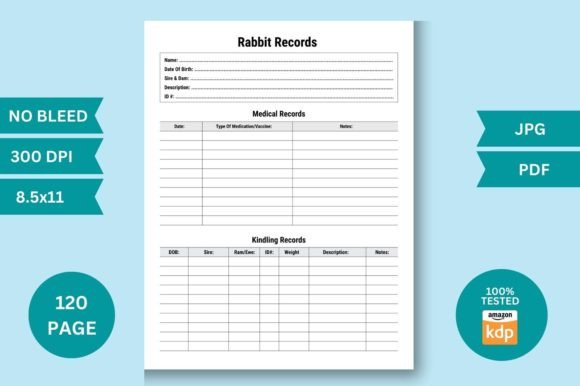 Download Rabbit Records Book Kdp Interior - Record Collection