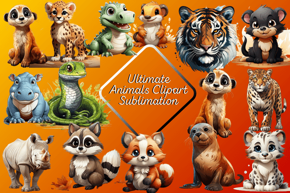 Download Ultimate Animals Clipart Sublimation - Ultimate Collection